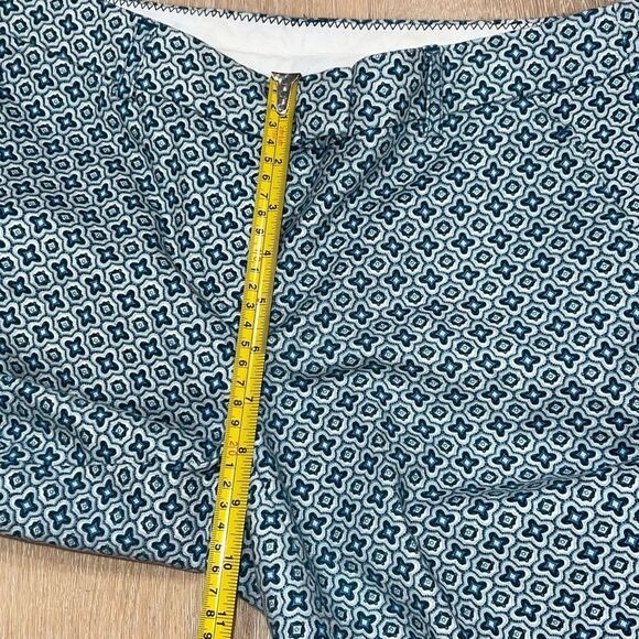 Cynthia Rowley, Geometric Print Stretch Trousers Pressed Front Pants, Women’s 6 - Picture 4 of 10